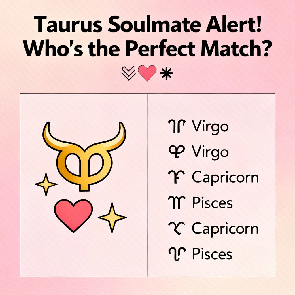 Taurus Soulmate Alert! Who’s the Perfect Match? ♉❤️✨